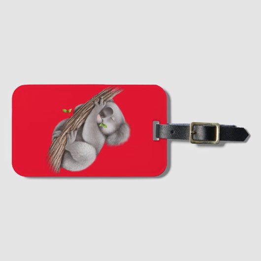 Liebe Koala Bears Gepäckanhänger (Vorderseite (Horizontal))