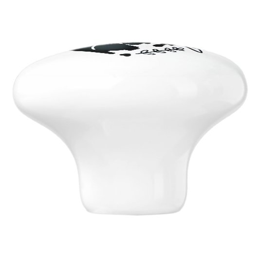 Liebe Kochen Keramikknauf (Seitenansicht)