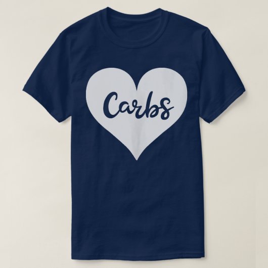 Liebe Kohlenhydrat Brotschwanz Yoga Workout Männer T-Shirt (Design vorne)