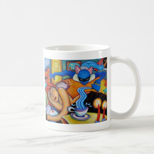 Liebe kommt a-troublin kaffeetasse (Rechts)