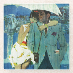 Liebe kommt an Miss Lucas Glasuntersetzer