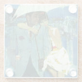 Liebe kommt an Miss Lucas Glasuntersetzer (Rückseite)