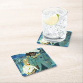 Liebe kommt an Miss Lucas Rechteckiger Pappuntersetzer (Vor Ort)