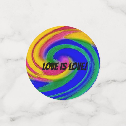 LIEBE KONFETTI (Klein Vorderseite)