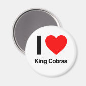 Liebe Königskobras Magnet (Vorderseite/Rückseite)