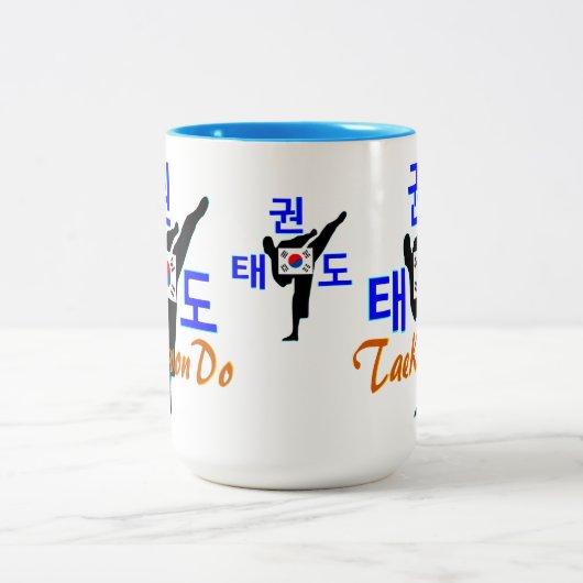 ✔ Liebe Koreanisch Martial-TaeKwonDo Chic Zweiton Zweifarbige Tasse (Mittel)