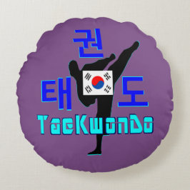 ☯ Liebe Koreanisch-Martial-TaeKwonDo Fabulous Rundes Kissen