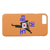 ☯ Liebe Koreanischer Marsch-TaeKwonDo Feather Case-Mate iPhone Hülle (Rückseite (Horizontal))