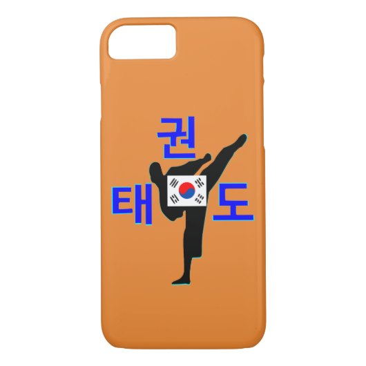 ☯ Liebe Koreanischer Marsch-TaeKwonDo Feather Case-Mate iPhone Hülle (Rückseite)