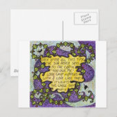 Liebe Kostenvoranschlag Postkarte (Vorne/Hinten)