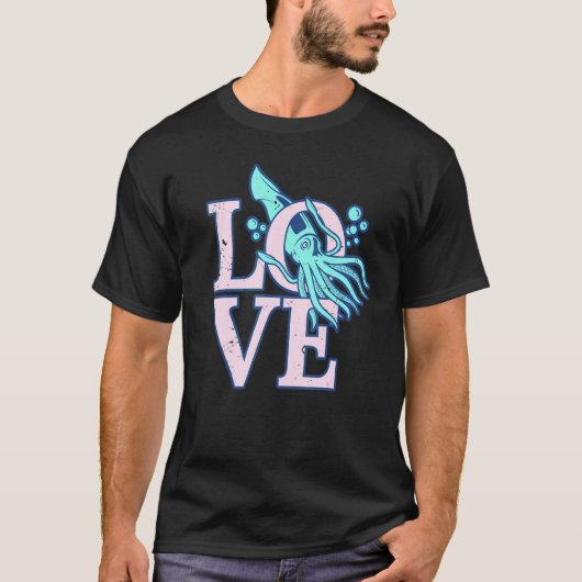 Liebe Kottel Sepie Kalmar 1 T-Shirt (Vorderseite)