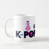 Liebe KPop Fabulous Classic White Kaffeetasse (Links)