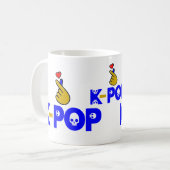 Liebe KPop Fabulous Classic White Kaffeetasse (Vorderseite Links)
