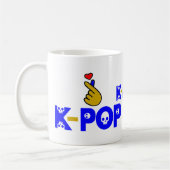 Liebe KPop Fabulous Classic White Kaffeetasse (Links)