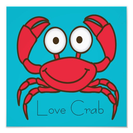 Liebe Krabbe Fotodruck (Vorne)