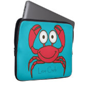 Liebe Krabbe Laptopschutzhülle (Vorne Rechts)