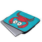 Liebe Krabbe Laptopschutzhülle (Vorne Knopf)