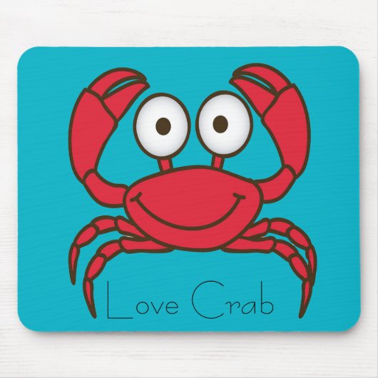 Liebe Krabbe Mousepad (Vorne)