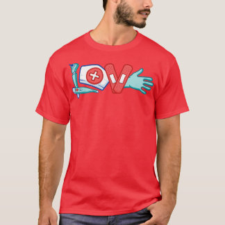 Liebe Krankenschwester Erste Hilfe Arzt T-Shirt