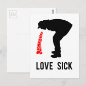 Liebe-Kranker Postkarte (Vorne/Hinten)
