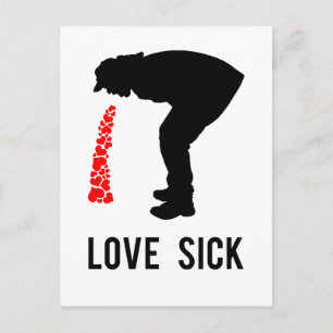 Liebe-Kranker Postkarte