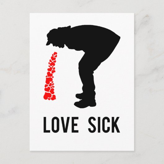 Liebe-Kranker Postkarte (Vorderseite)