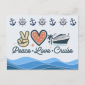 Liebe Kreuzfahrt Postkarte (Vorderseite)