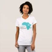 Liebe kreuzt Ozeane - Afrika T-Shirt (Vorne ganz)