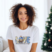 LIEBE Krippe Weihnachten T - Shirt