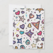 Liebe & Kristall Hochzeitsanleitung Karte (Rückseite)