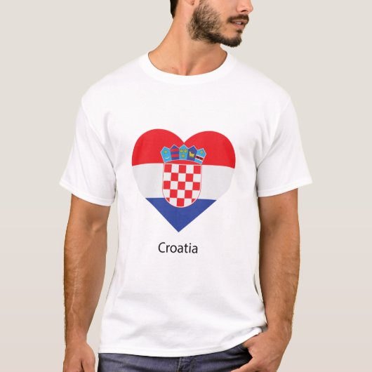 Liebe Kroatien T-Shirt (Vorderseite)