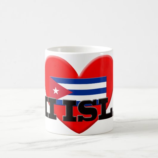 Liebe Kuba MI Isla I Kaffeetasse (Mittel)