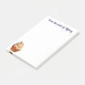 Liebe Kuchen mit Sprinklen - Backwaren Post-it Klebezettel (angewinkelt)