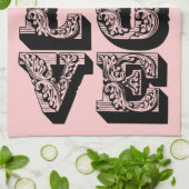 LIEBE KÜCHENTUCH (Gefaltet)