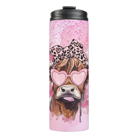 Liebe Kuh Thermosbecher (Vorderseite)