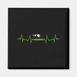Liebe Kuh Ventil EKG Herzschlag Herz Patient Moo Magnet