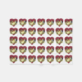 Liebe Küken Fleecedecke (Vorderseite (Horizontal))