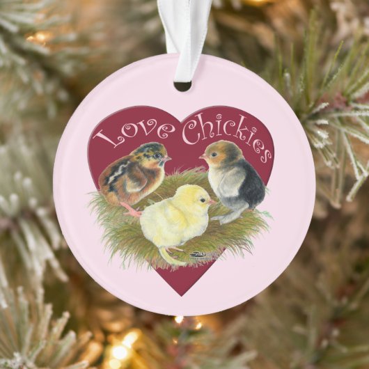 Liebe Küken Ornament (Baum)