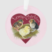 Liebe Küken Ornament (Vorderseite)