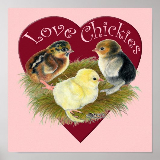 Liebe Küken Poster (Vorne)