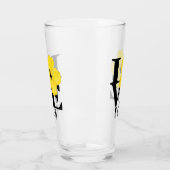 LIEBE Kula Yellow Hibiskus Glas (Links)
