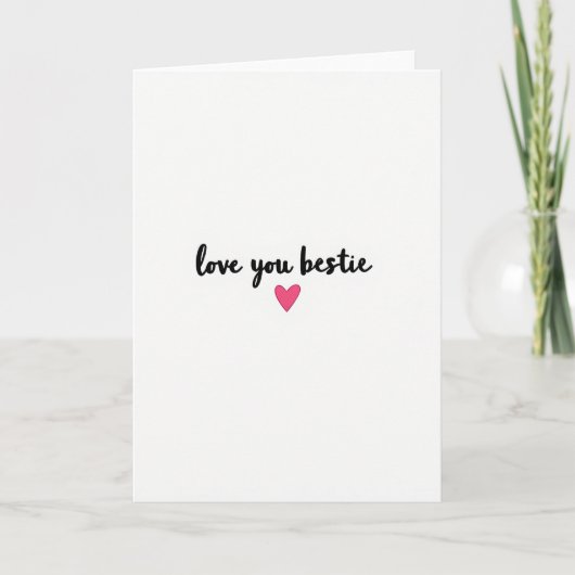 Liebe Kumpel Karte (Vorderseite)