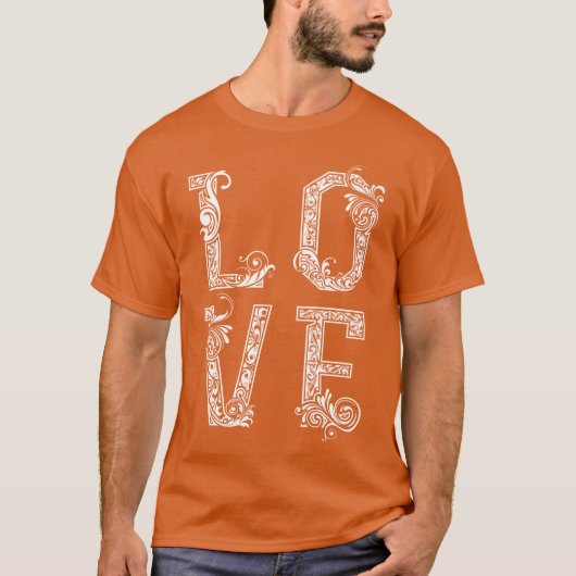 Liebe Kunst Retro T-Shirt (Vorderseite)