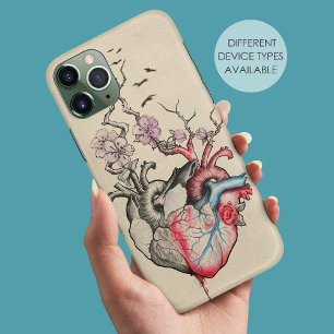 Liebe Kunst Surreal Anatomische Herzen Blume Vinta Case-Mate iPhone Hülle