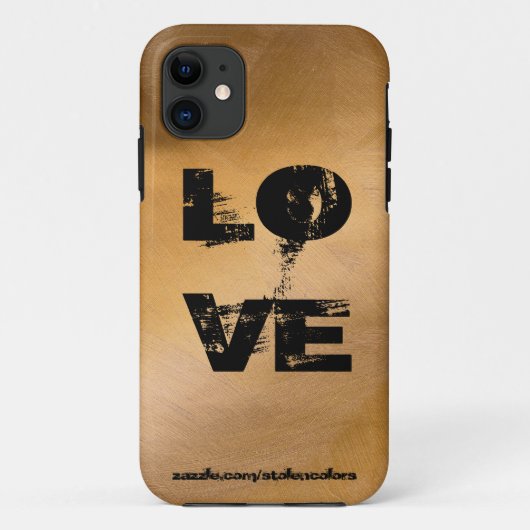 Liebe Kupfer iPhone Case-Mate iPhone Hülle (Rückseite)