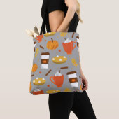 Liebe Kürbis Gewürz grau Tasche (Von Nahem)