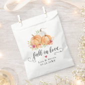 Liebe-Kürbis-Hochzeit Geschenktütchen (Ausgeschnitten)