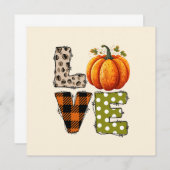 LIEBE - Kürbis und Herbstsaison (Vorne/Hinten)