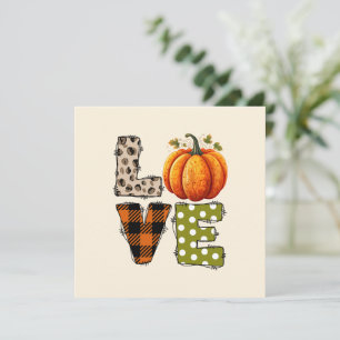 LIEBE - Kürbis und Herbstsaison