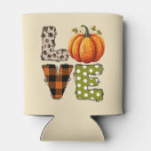 LIEBE - Kürbis und Herbstsaison Dosenkühler (Rückseite)